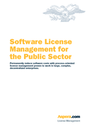 Software License Management for the Public Sector
