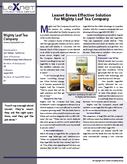 SageCRM Success Story - Mighty Leaf Tea