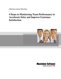 4 Steps to Monitoring Team Performance