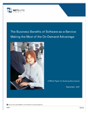 The Business Benefits of Software-as-a-Service: Making the Most of the On-Demand Advantage