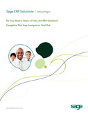 Do You Need a State of the Art ERP Solution? Complete this Gap Analysis to Find out