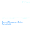 Content Management System Pocket Guide