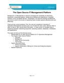 The Open Source IT Management Platform