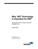 Why .NET Technology is Important for ERP: The Benefits of ERP Systems Built with Managed Code